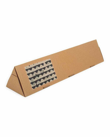 Papel pintado triángulos negros hojas de arroz pack 12