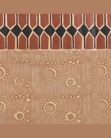 Superfrise Vertebra Sienne friso artesanal papel de arroz 9 bandas