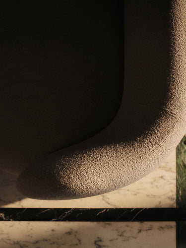 Brazo derecho Rico sofá modular bouclé natural, estructura FSC