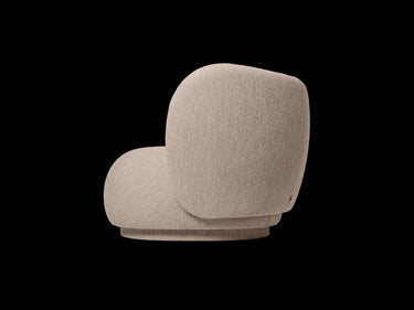 Brazo derecho Rico sofá modular bouclé natural, estructura FSC