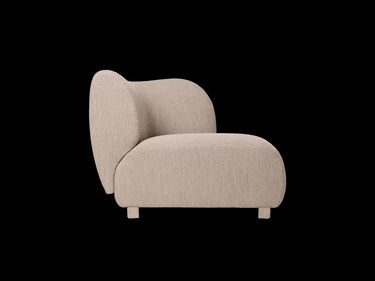 Brazo derecho Rico sofá modular bouclé natural, estructura FSC