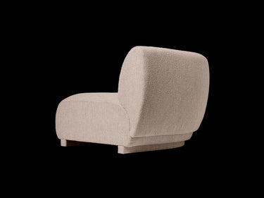 Sofá Esquinero Modular Rico 90 Bouclé Suave Natural, Profundo