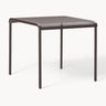 Mesa de jardín Dapple cuadrada 80x80 cm de acero galvanizado en Matuta Home - imagen 1
