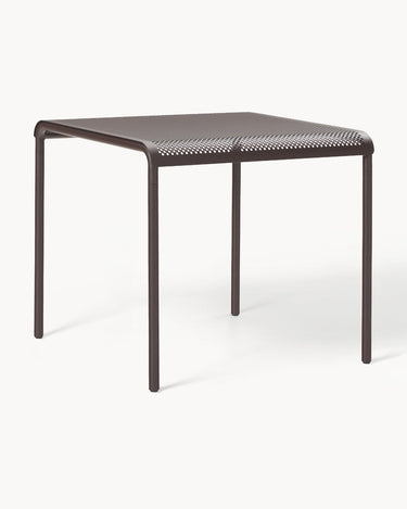 Mesa de jardín Dapple cuadrada 80x80 cm de acero galvanizado en Matuta Home - imagen 1