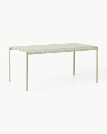 Mesa de jardín Dapple rectangular 160x90 cm verde salvia en Matuta Home - imagen 1