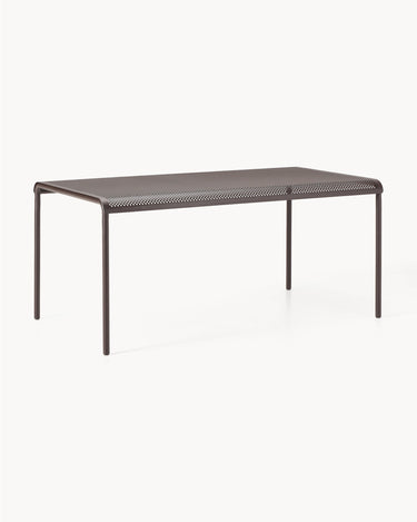 Mesa de jardín Dapple perforada 160x90 cm de acero en Matuta Home - imagen 1
