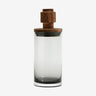 Frasco vidrio soplado tapa madera 900ml Nordal
