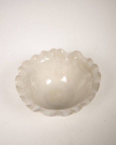 Cuenco Valerie de gres con diseño romántico, para uso diario