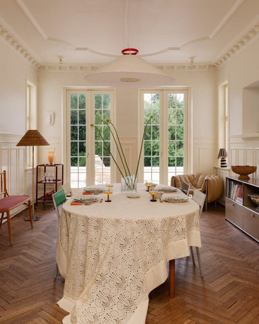 Valerie Plato de Cena en Gres Romántico 4 Piezas