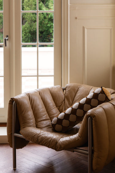 Cojín Bolster Esmeralda Amarillo 100% Algodón Diseño Estampado