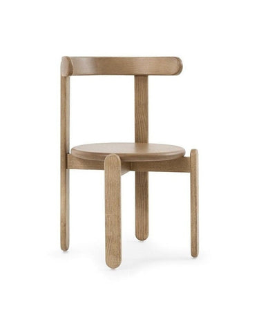 Silla Louison de Madera Natural Fresno para Comedor Diseño Escandinavo