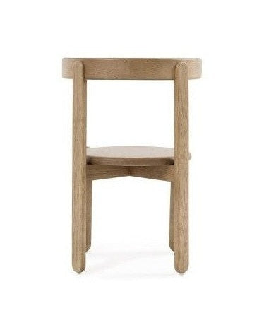 Silla Louison de Madera Natural Fresno para Comedor Diseño Escandinavo