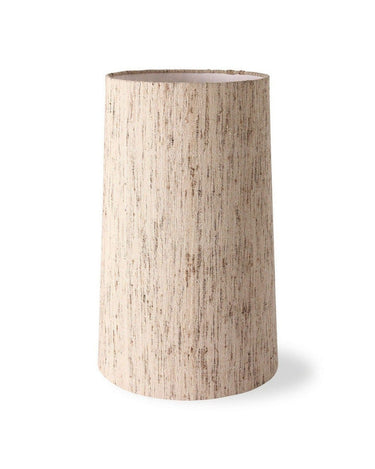 Pantalla de lámpara cónica de seda natural Ø36 cm