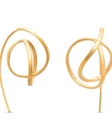 Pendientes dorados Embolic Joidart