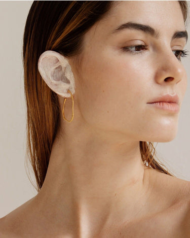 Aros dorados grandes Clara Joidart