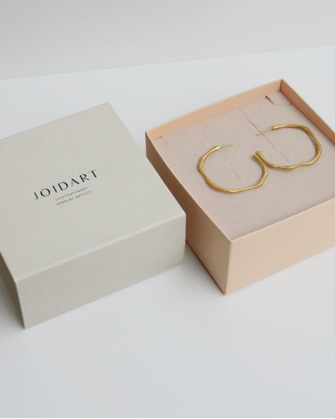Aros dorados grandes Clara Joidart