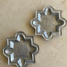 Ceniceros vintage de pewter en forma de estrella