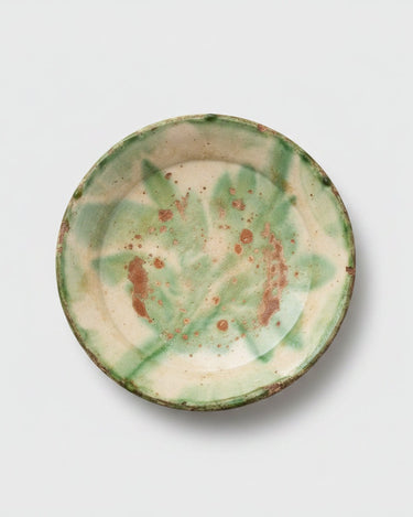 Lebrillo antiguo de cerámica pintada