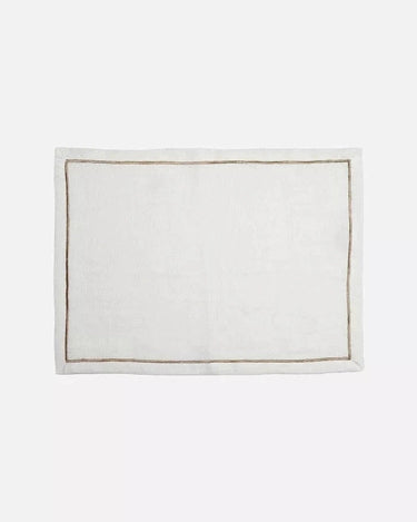 Individual YAMPUR Dareels detalle de yute blanco