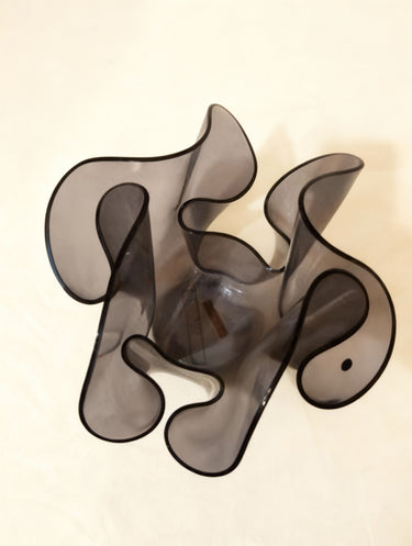 jarron plexiglas vintage de Guzzini