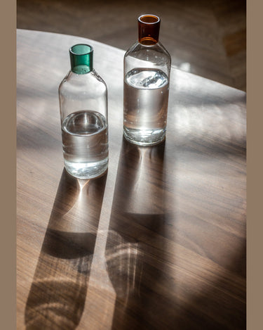Borosilicate glass pitcher for water and other drinks