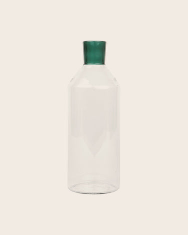 Handcrafted borosilicate glass serving pitcher