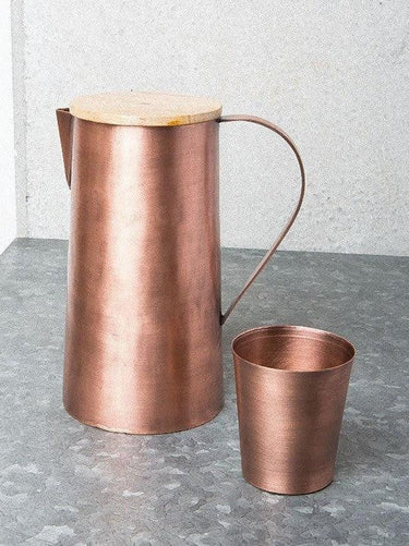 Jarra y vaso Mangal de cobre de Urban Nature Culture