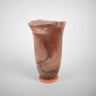 Brown glass vase by Olsson & Jensen