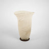 Taupe glass vase by Olsson & Jensen