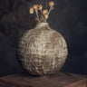 Jarrón de cerámica wabi sabi hecho a mano