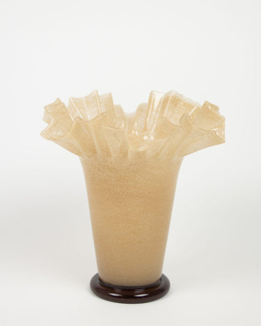 Jarrón Loa Beige de 30 cm – Elegancia y Diseño Moderno