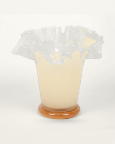 Jarrón de cristal amarillo Olsson & Jensen