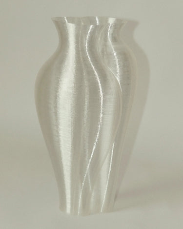 Jarrón transparente Hermanas de Argot Studio
