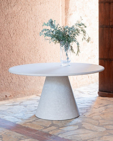 Mesa de comedor a medida vista lateral