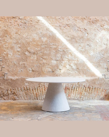 Acabado de mesa color piedra caliza