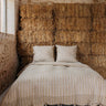 Juego de cama de algodón con estampado block print Le Monde Sauvage