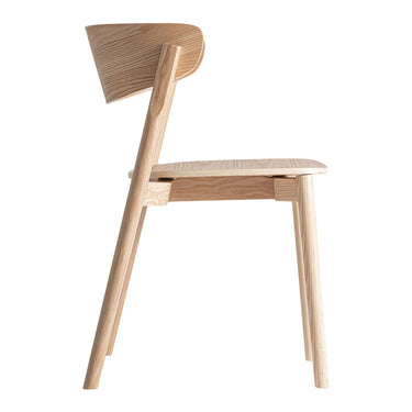 Sillas de madera DM y madera contrachapada en marrón para interior