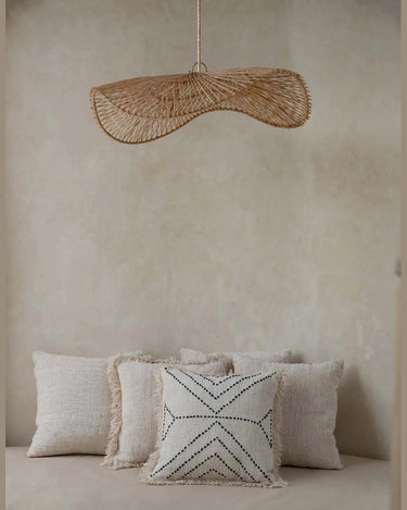 Lampe Chapeau en fibre naturelle Bazar Bizar