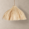 Lámpara colgante de cáñamo natural gran formato de Bazar Bizar
