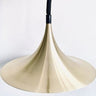 Lampe trompette en laiton