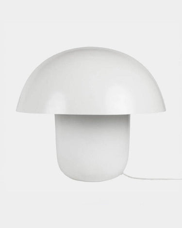 Lámpara de mesa blanca con pantalla de tela Olsson & Jensen