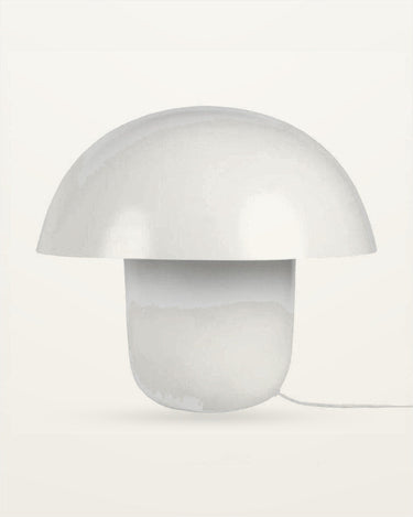 Lámpara de mesa blanca con pantalla de tela Olsson & Jensen