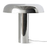 Lámpara de mesa en cromo estilo hongo HKLiving
