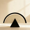 Lámpara de mesa vintage de vidrio estilo Memphis