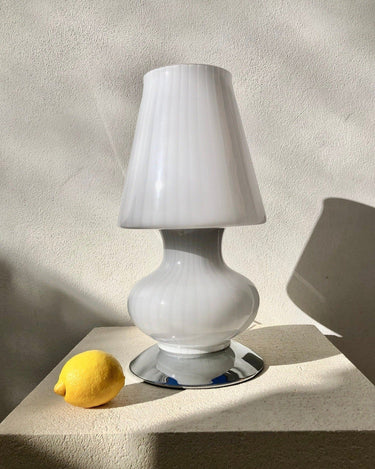 Lámpara de mesa Murano estilo seta
