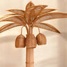 Lámpara de pie Palmera de ratán