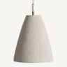 Lámpara de techo de madera de suar beige de Vical
