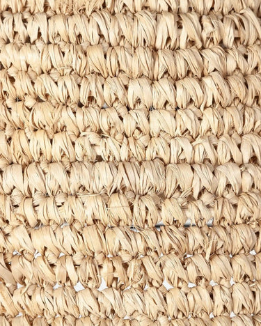 Pantalla de alga natural trenzada grande Ø 60 cm