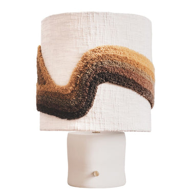Lámpara Phénix de cerámica y pantalla tufted · vista 5