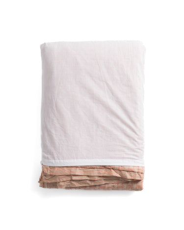 Colcha acolchada Goa algodón matelassé reversible con rayas